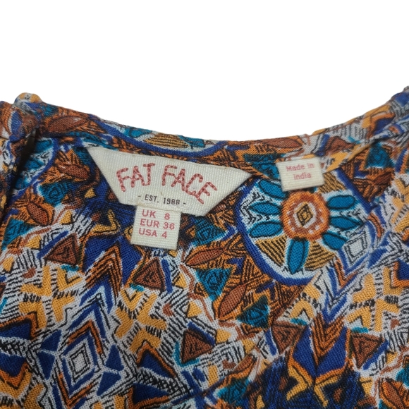 Fat Face Connie Kaleidoscope Maxi Boho Dress - Picture 3 of 7